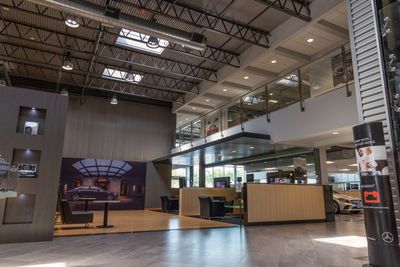 Atrium and mezzanine