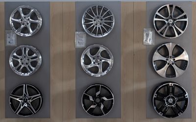 Mercedes-Benz wheel display