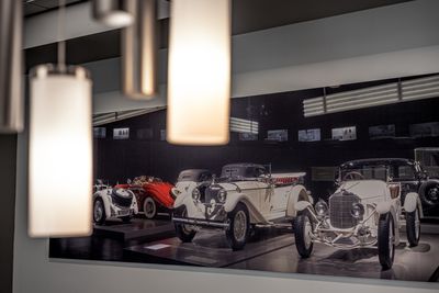 Classic-car mural